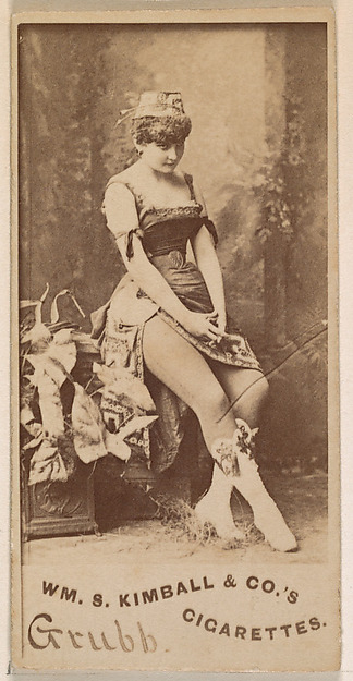 William S. Kimball & Company, Lillian Grubb, from the Actresses series (N203) issued by Wm. S. Kimball & Co.
