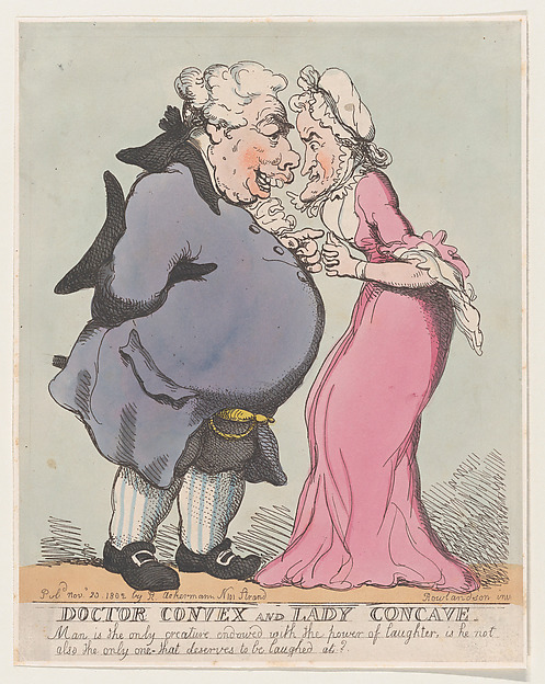 Thomas Rowlandson, Doctor Convex and Lady Concave
