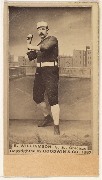 Goodwin & Company, E. Williamson, Shortstop, Chicago, from the Old Judge series (N172) for Old Judge Cigarettes