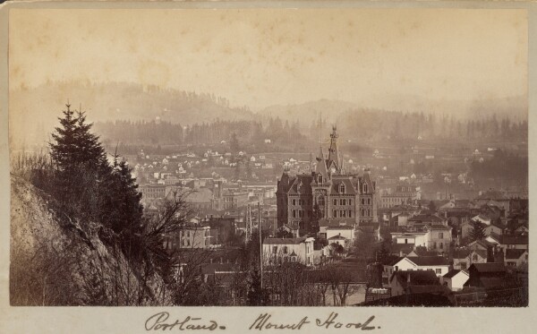 Carleton Watkins, Portland - Mount Hood