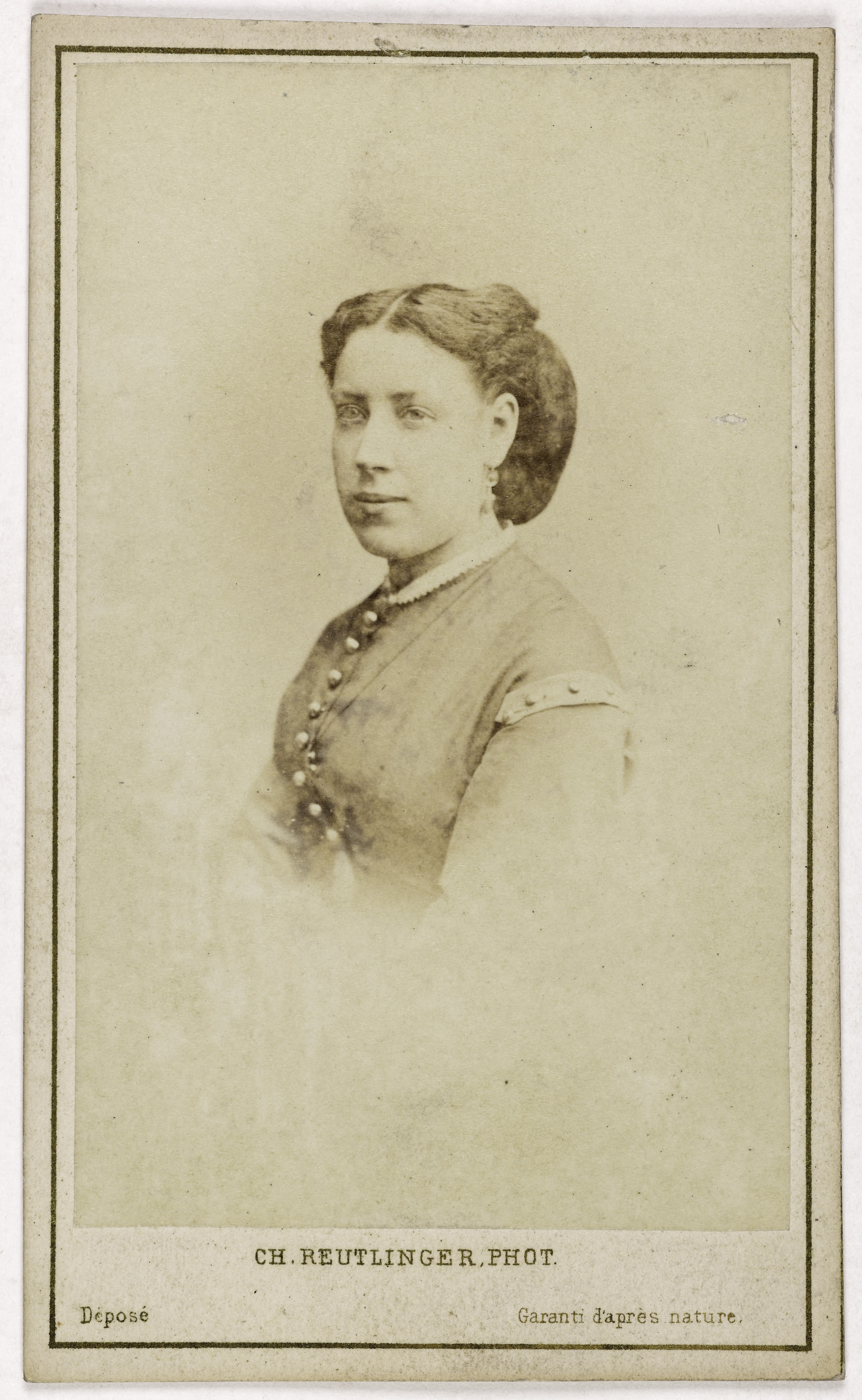 Charles Reutlinger, Portrait de Marie Samary, (épouse de Mr Esquier, sœur ainée de Jeanne Samary), actrice