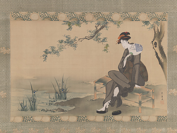 Utagawa Toyohiro, Woman Cooling Herself
