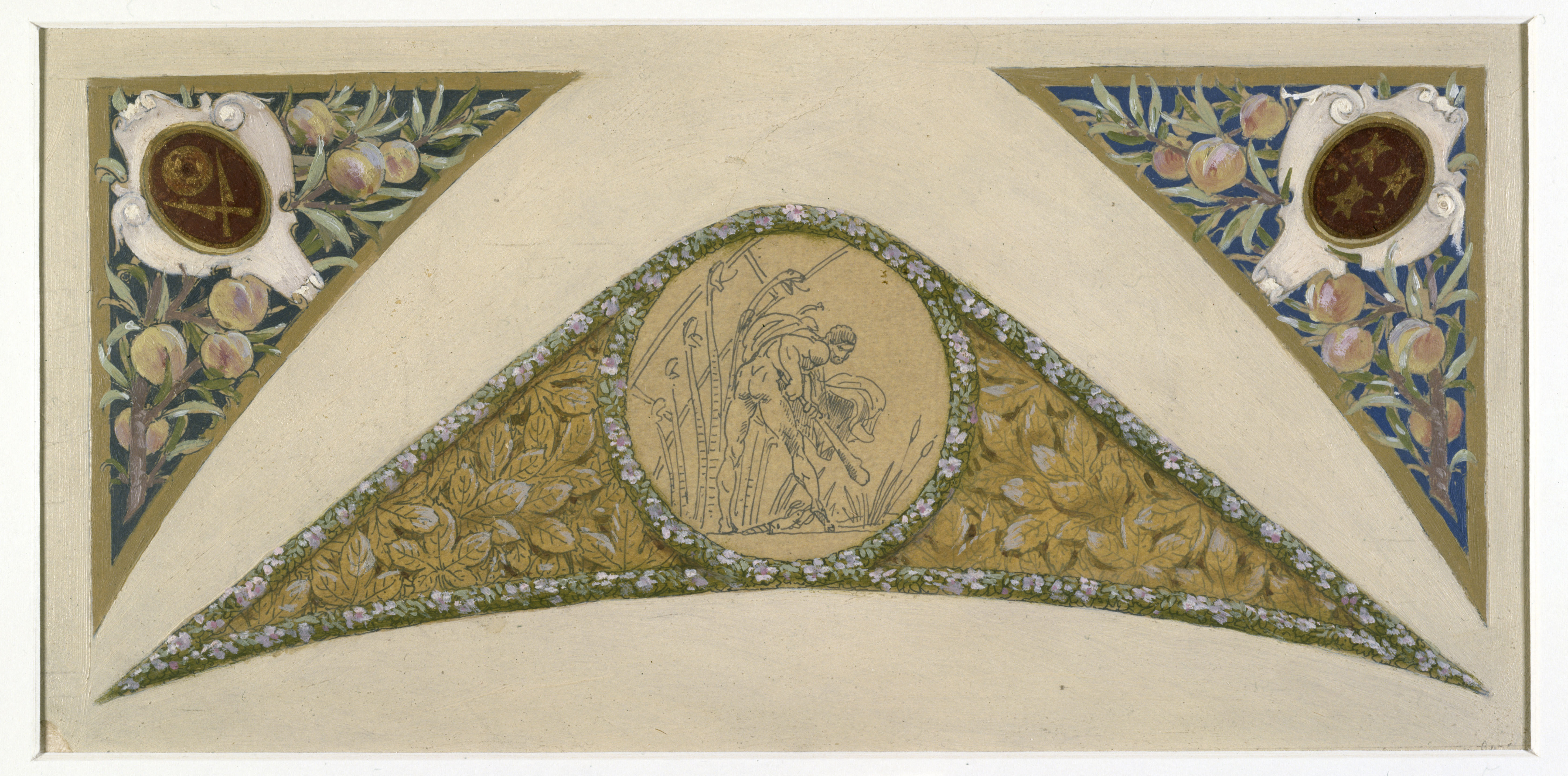 Luc-Olivier Merson, Esquisse pour l'escalier des Fêtes de l'Hôtel de Ville de Paris : Scorpion