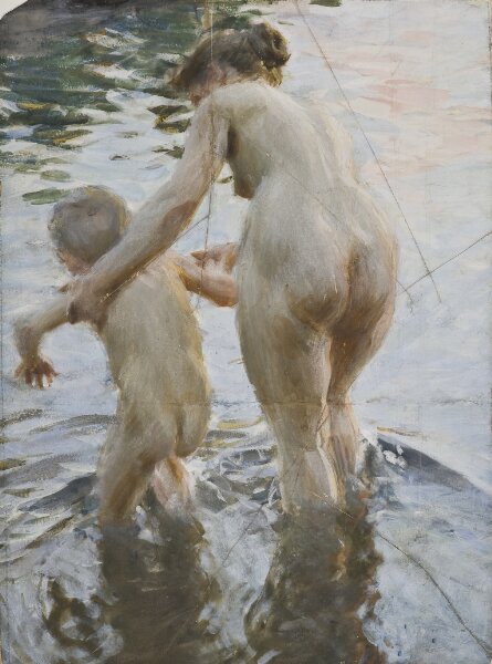Anders Zorn, Une première