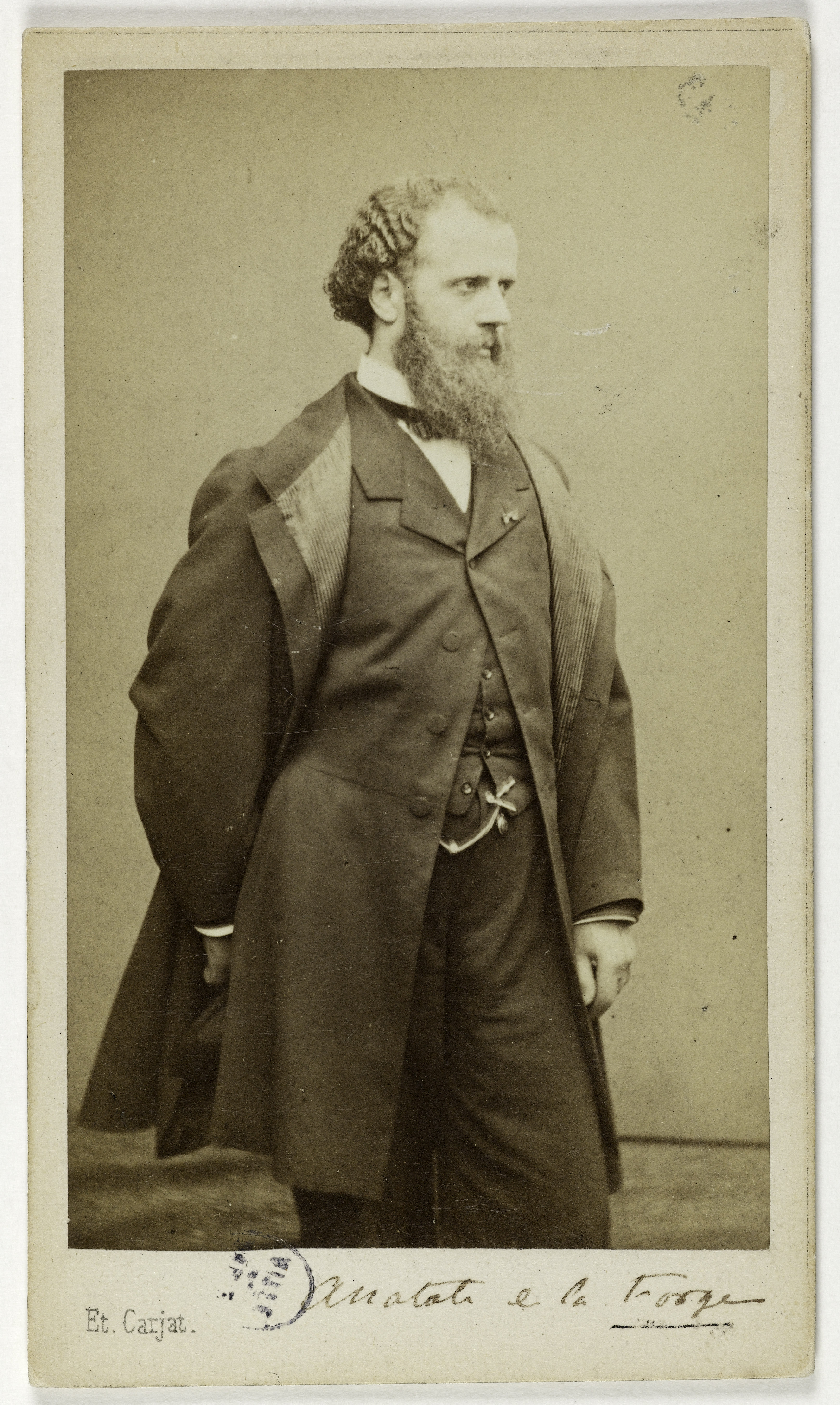 Etienne Carjat, Portrait d'Anatole de La Forge, (1820-1892), (publiciste, homme politique)