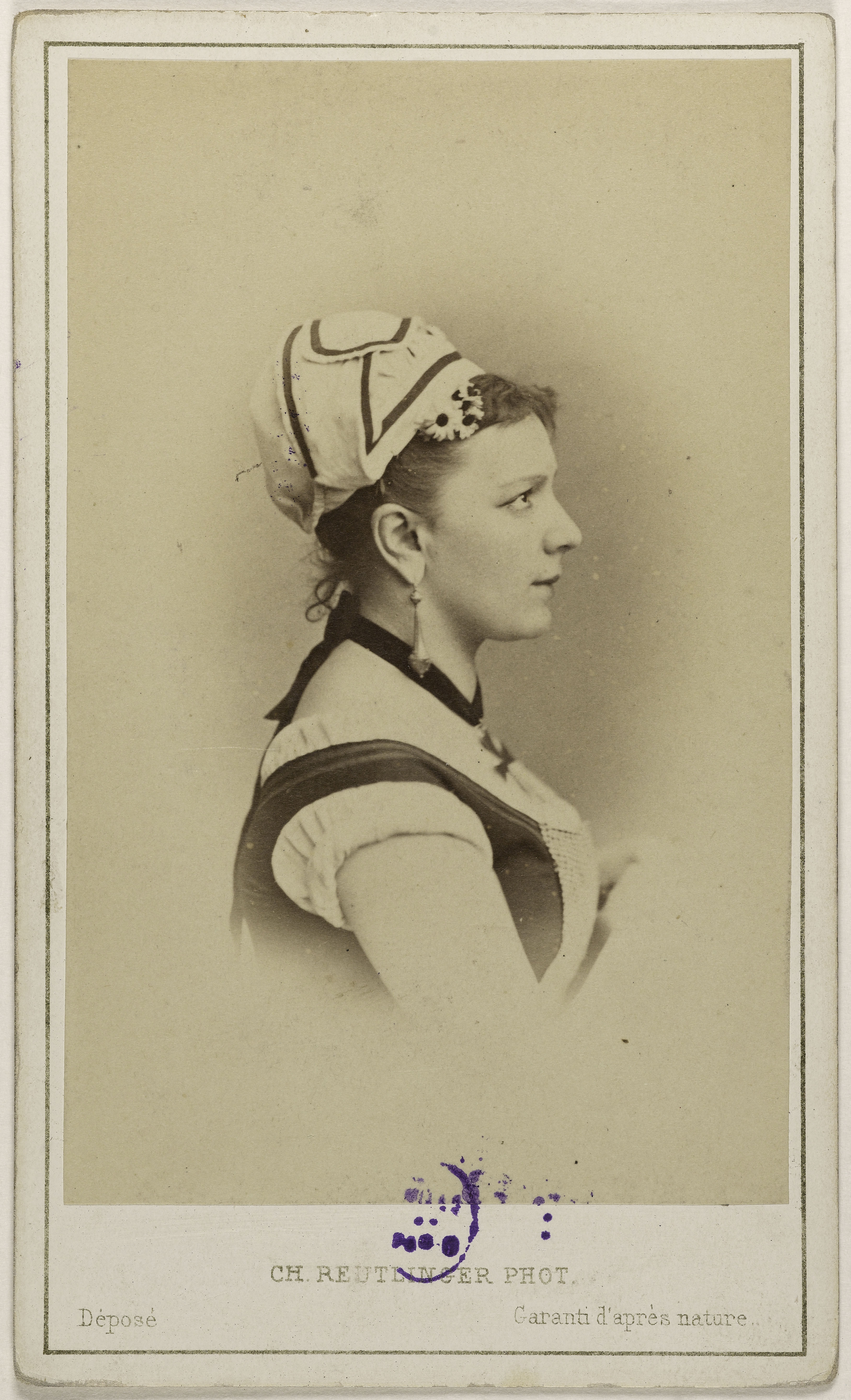Charles Reutlinger, Portrait de Bellon ou Bellen, Elisa de, (actrice)