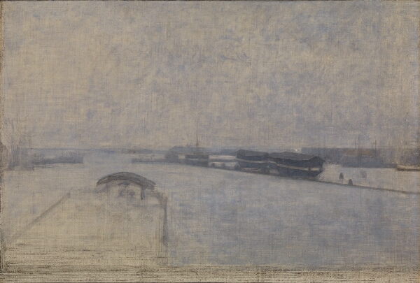 Vilhelm Hammershøi, Udsigt fra Kvæsthusgade over Københavns havn