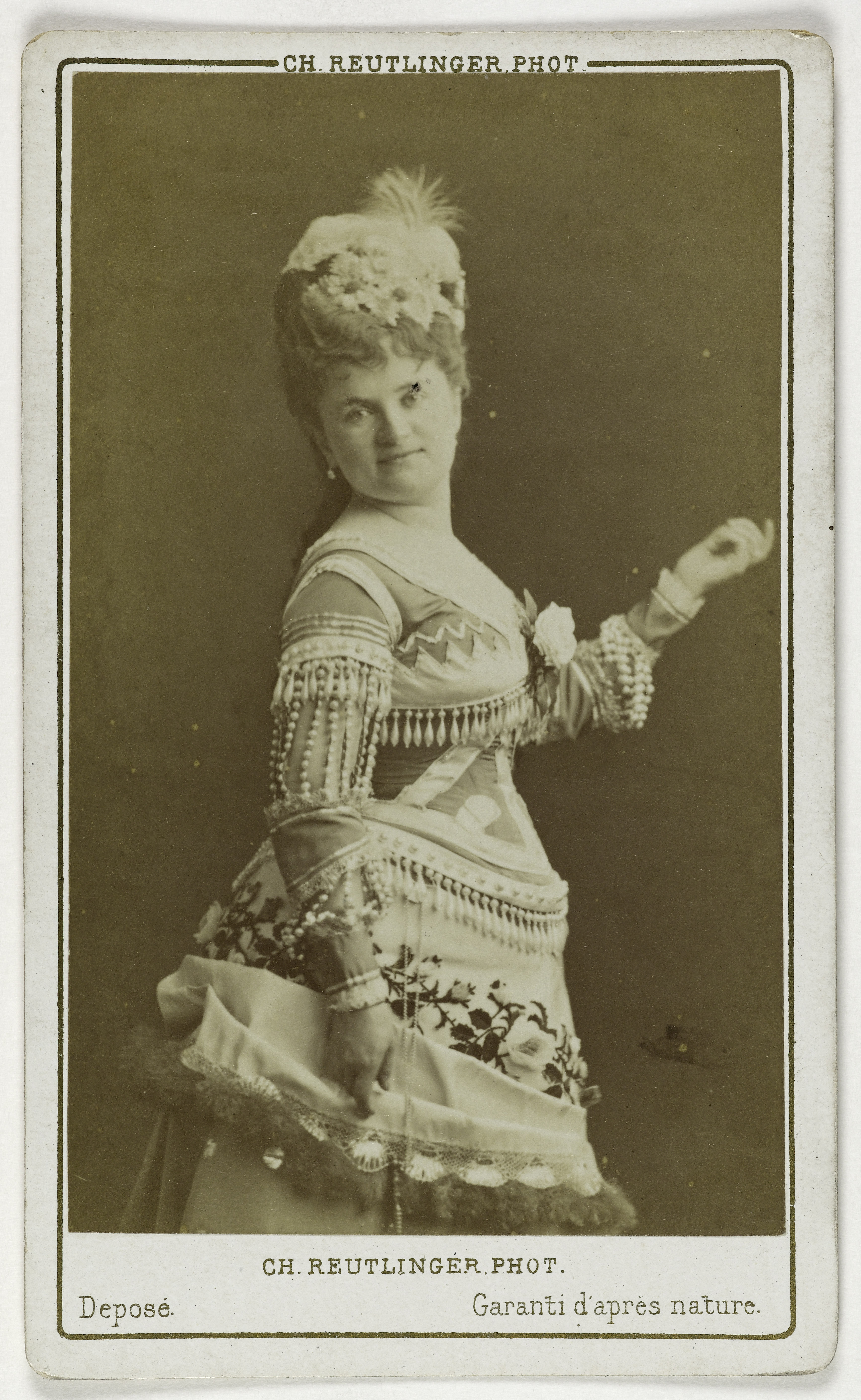 Charles Reutlinger, Portrait d'Indigo (Jul.), actrice