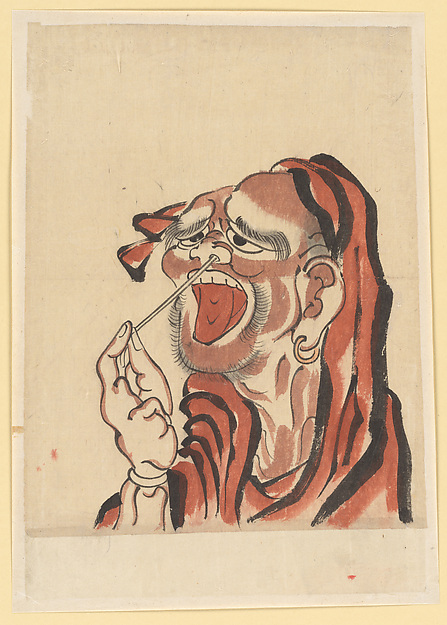 Katsushika Hokusai, Daruma (Buddhist Saint)