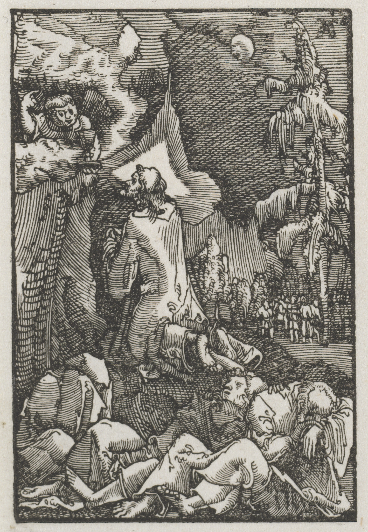 Albrecht Altdorfer, The Fall and Redemption of Man:  Christ on the Mount of Olives
