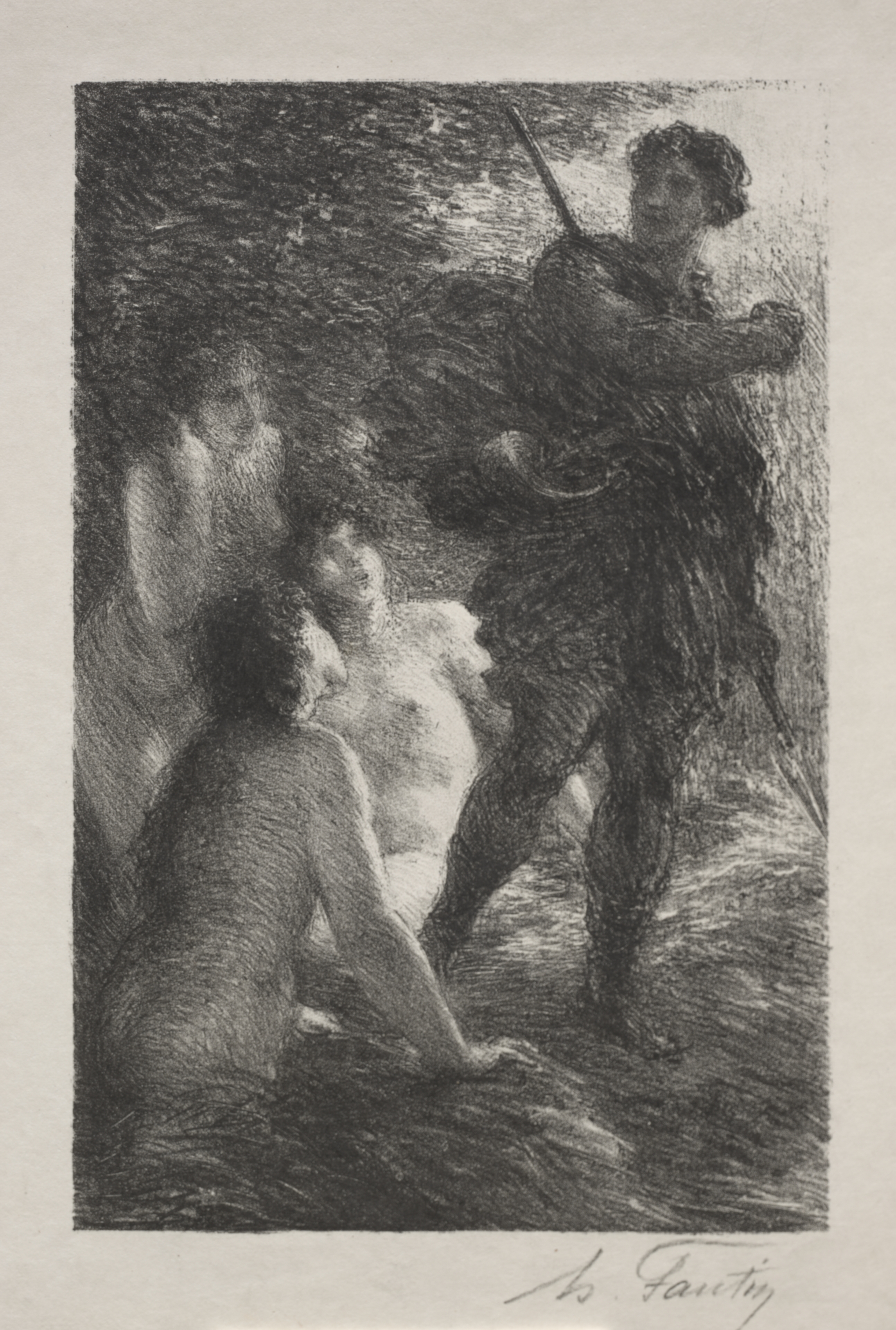 Henri Fantin-Latour, Twilight of the Gods, Act III: Sigfried and the Rhine Maidens