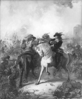 Johannes Hinderikus Egenberger, Anno 1678. De slag bij Saint-Denis