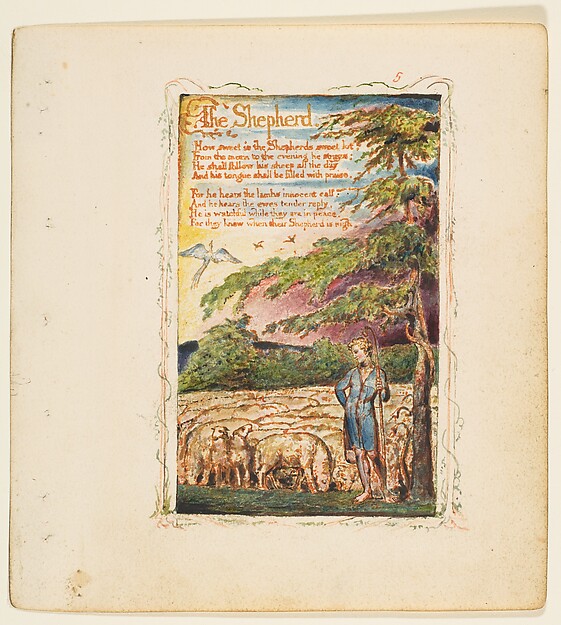 William Blake, Songs of Innocence: The Shepherd