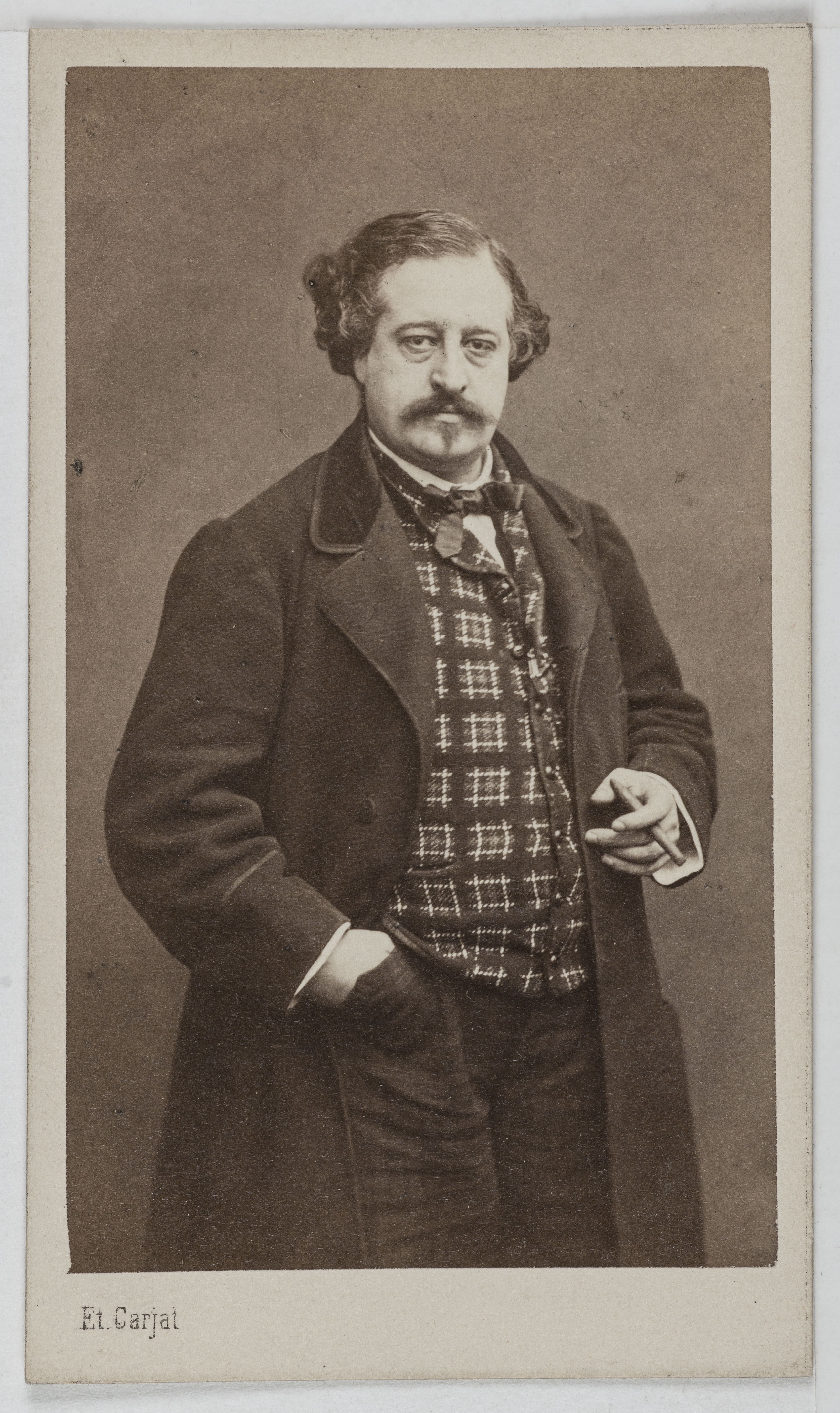 Carjat & Cie, Portrait de Jules Cairon (1827-1882), dit Jules Noriac, littérateur, auteur dramatique et directeur de théâtre.