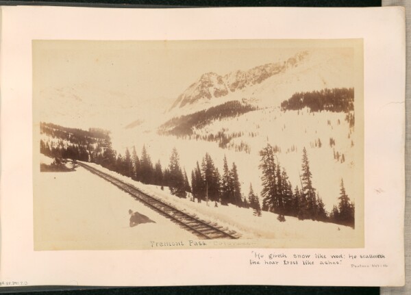 William Henry Jackson, Fremont Pass. Colorado