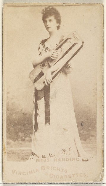 Allen & Ginter, Miss Harding, from the Actors and Actresses series (N45, Type 1) for Virginia Brights Cigarettes