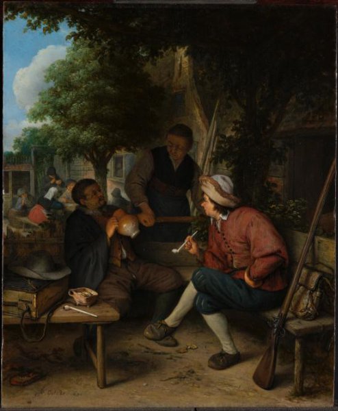 Adriaen van Ostade, Rustende reizigers