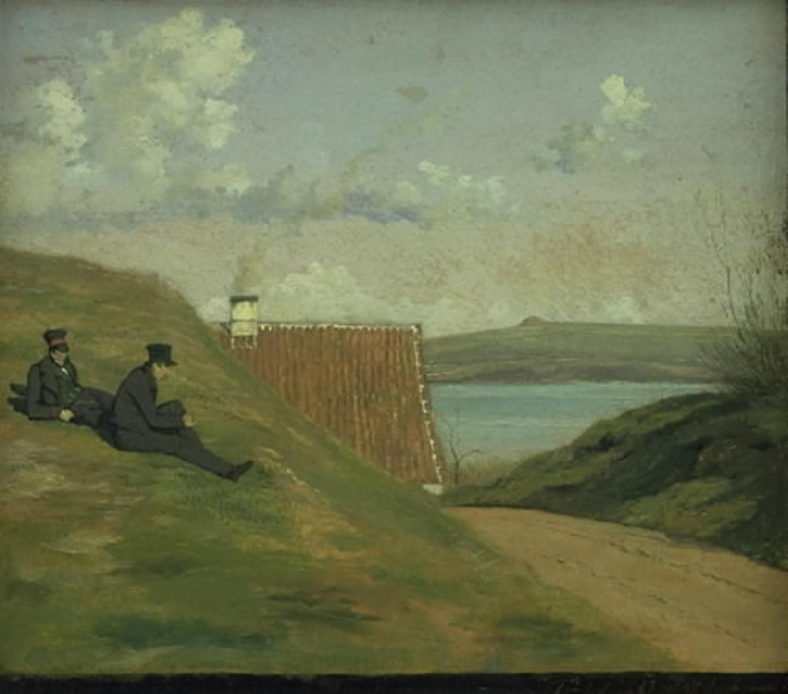 Johan Thomas Lundbye, Hulvej ved Frederiksværk
