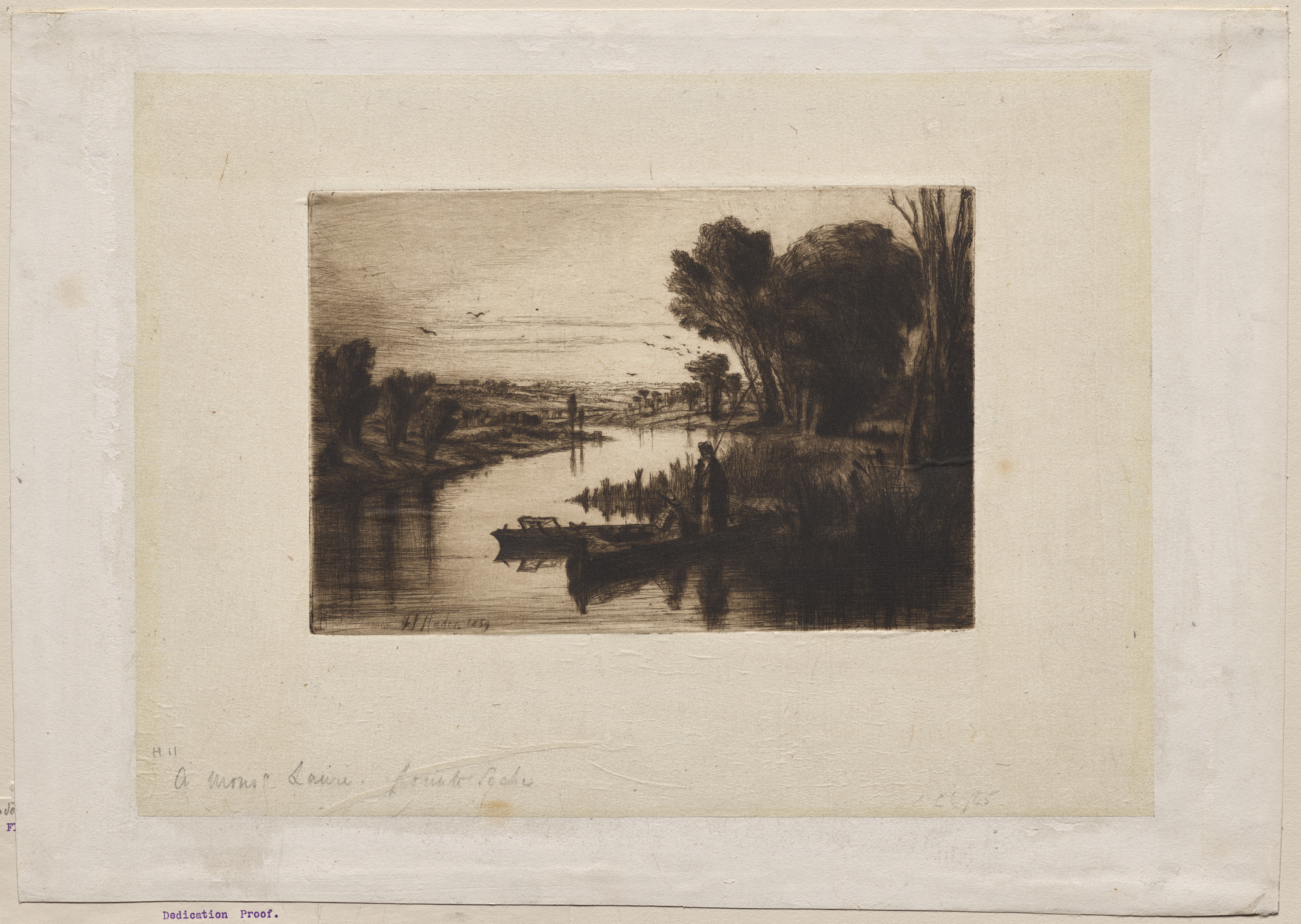 Francis Seymour Haden, Thames Fisherman