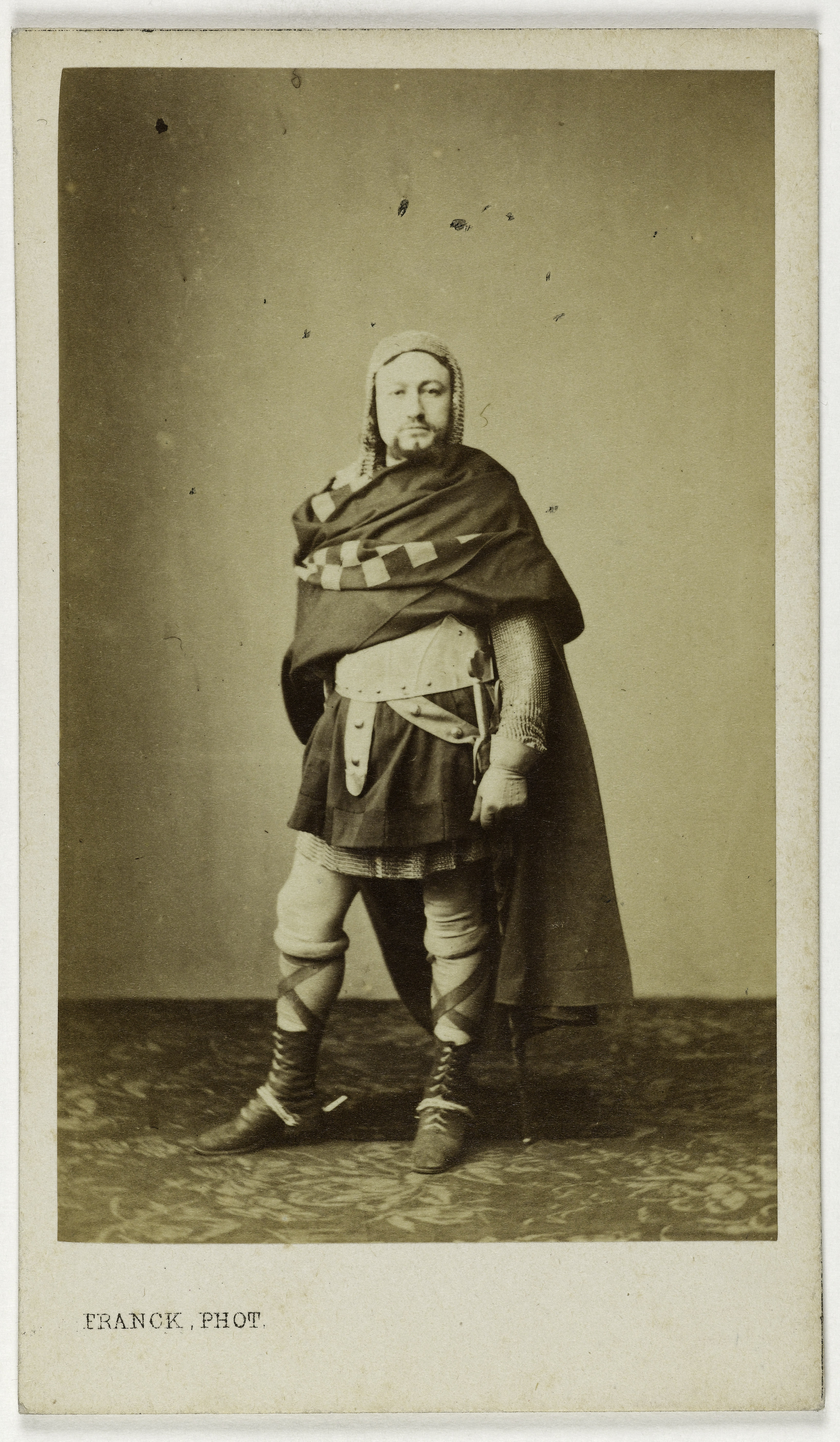 Franck, Portrait de Gibeau, (acteur)