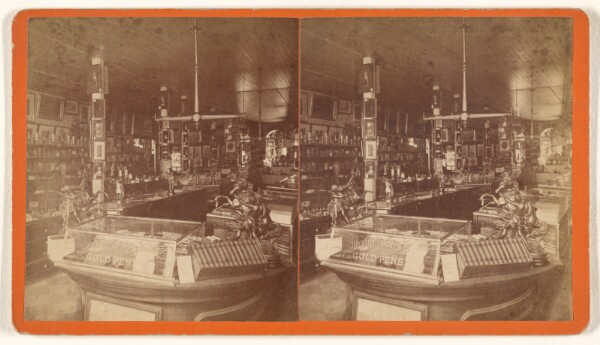 Unknown, This is a View Which One Sees on Entering Gill's "Art Store," Looking down the Southwest side through the Fancy Goods...