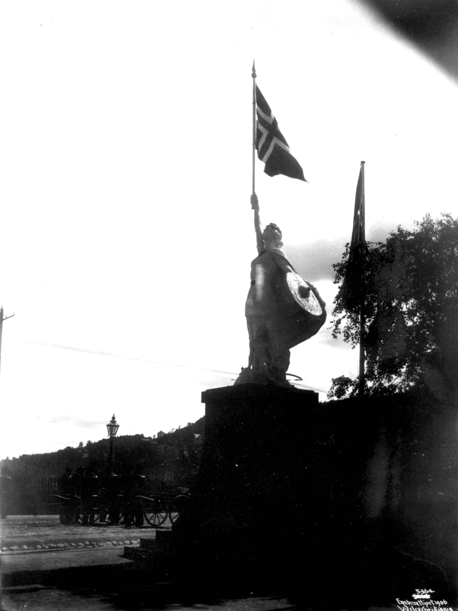 Anders Beer Wilse, Kong Haakon`s Kroningsferd