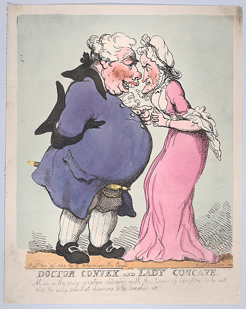 Thomas Rowlandson, Doctor Convex and Lady Concave