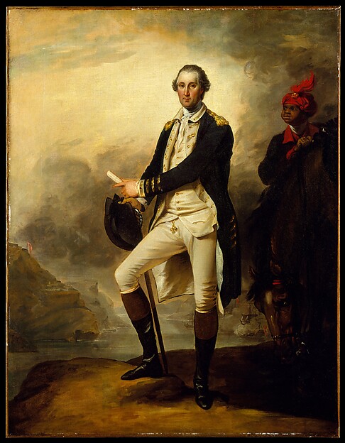 John Trumbull, George Washington and William Lee (George Washington)