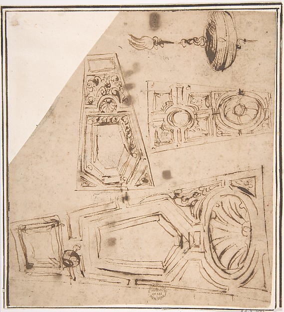 Anonymous, Italian, 16th century, Details of Groining