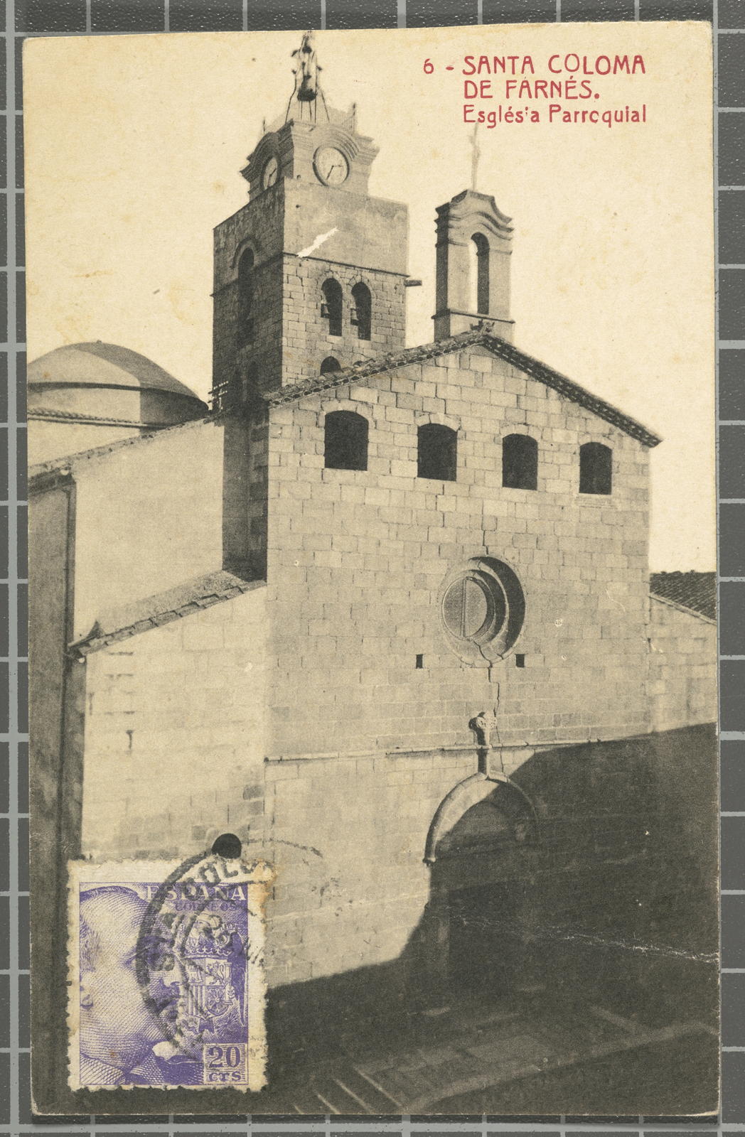 Desconegut, 6 - Santa Coloma de Farnés. Església Parroquial