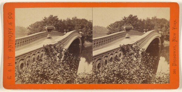 Edward and Henry T. Anthony & Co., Central Park (New York.) The Bow Bridge.