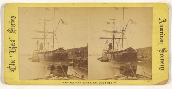 Unknown, French Steamer, Ville-du-Havre. - New York City.