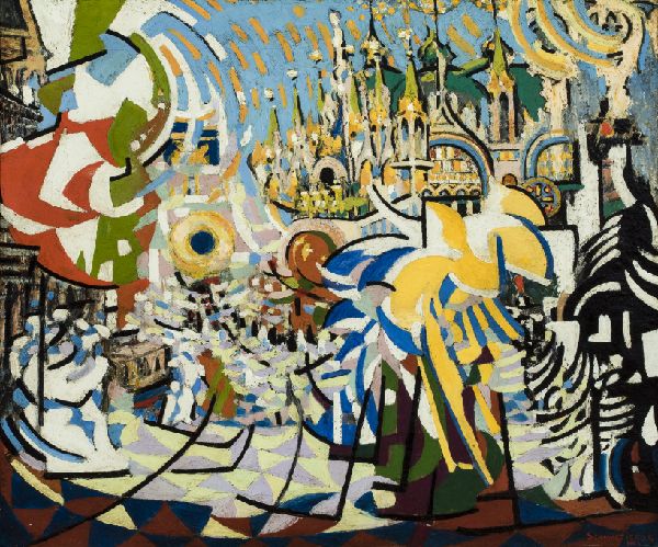 Jules Schmalzigaug, Gold + Flags + Parasols: St Mark’s Square