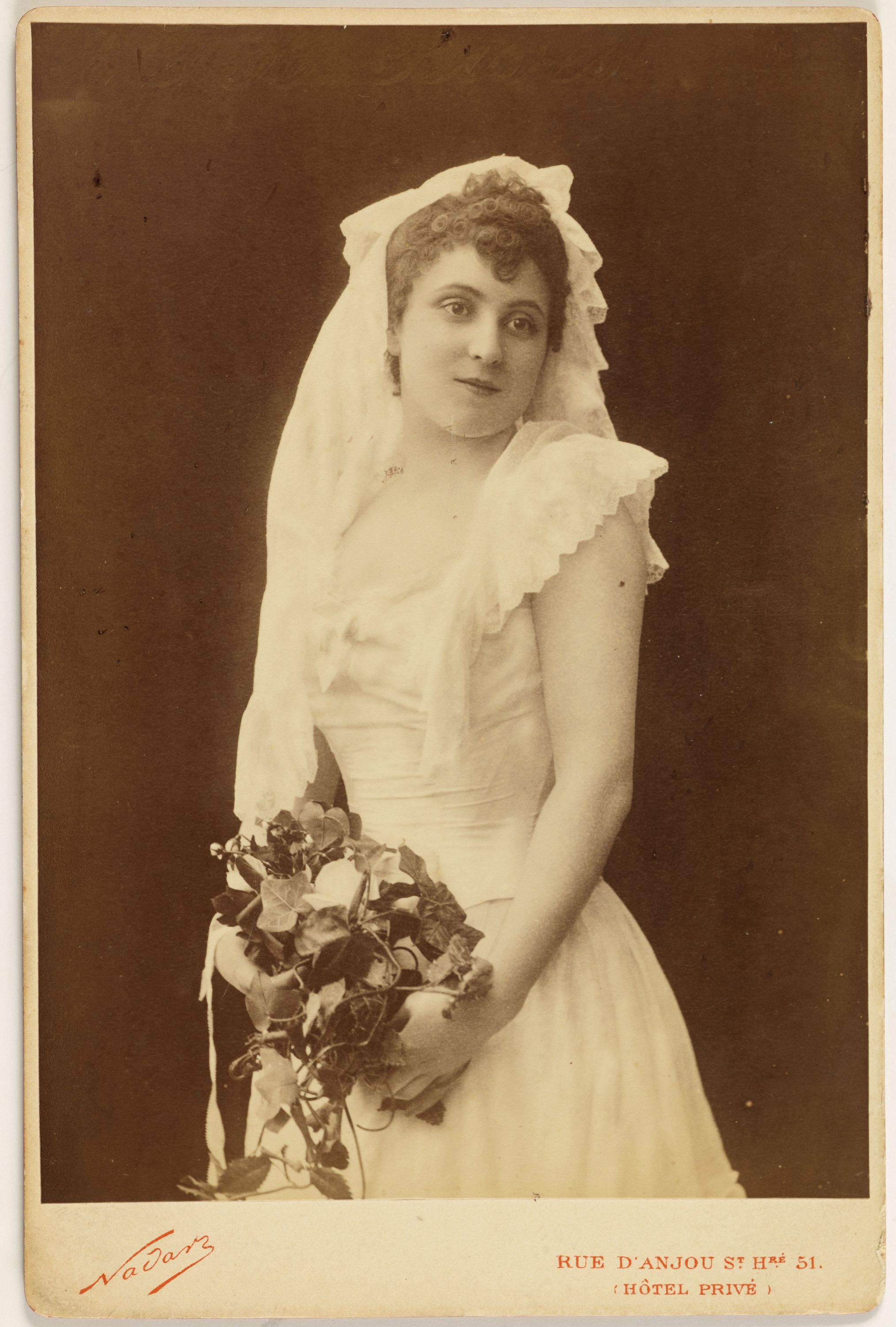 Atelier Nadar, Portrait de Auguez, actrice
