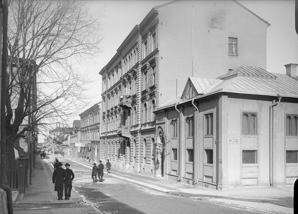 Alfred Dahlgren, Drottninggatan - Nedre Slottsgatan, Fjärdingen, Uppsala 1901 - 1902