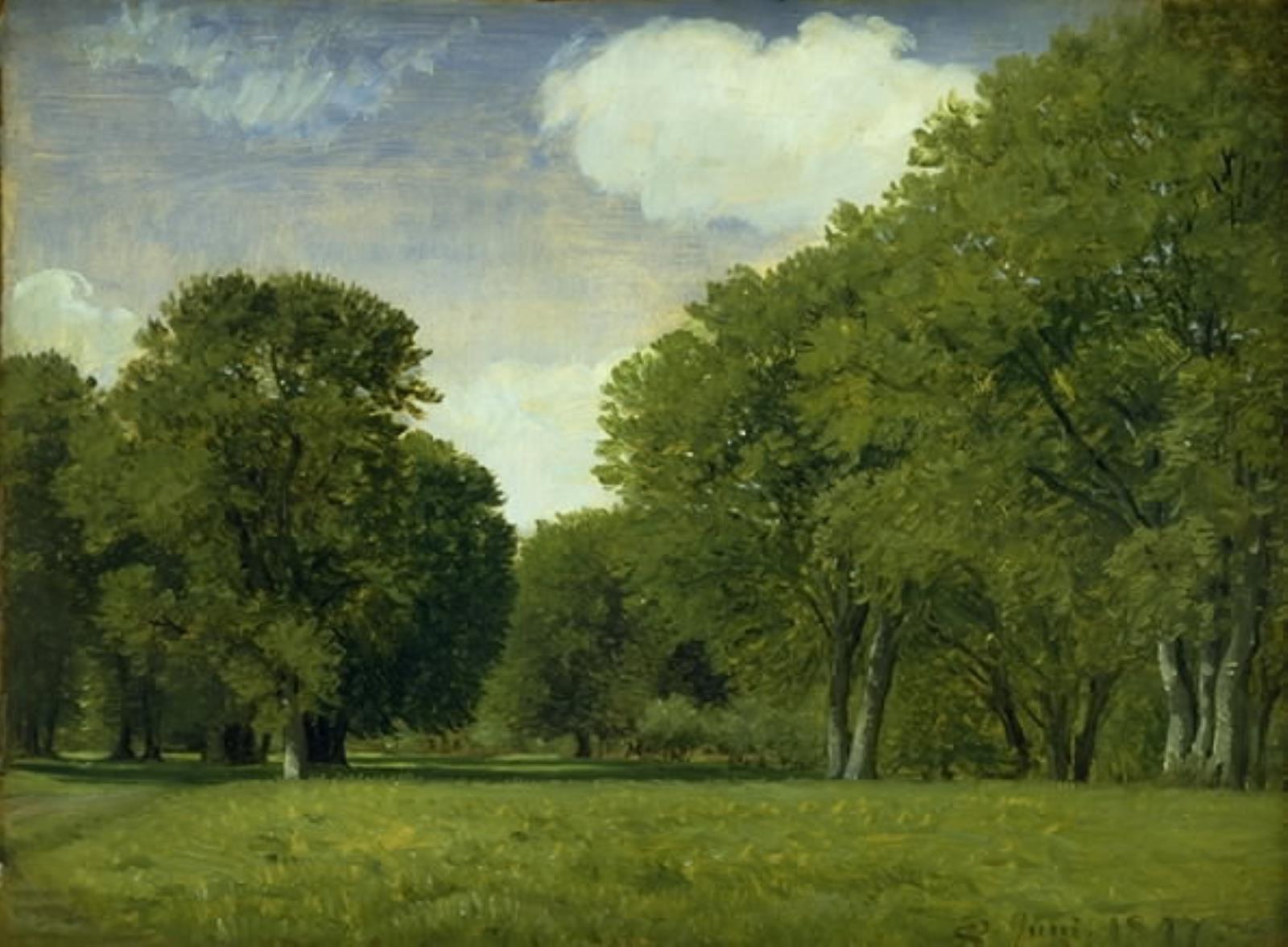 P.C. Skovgaard, Studie fra Dyrehaven