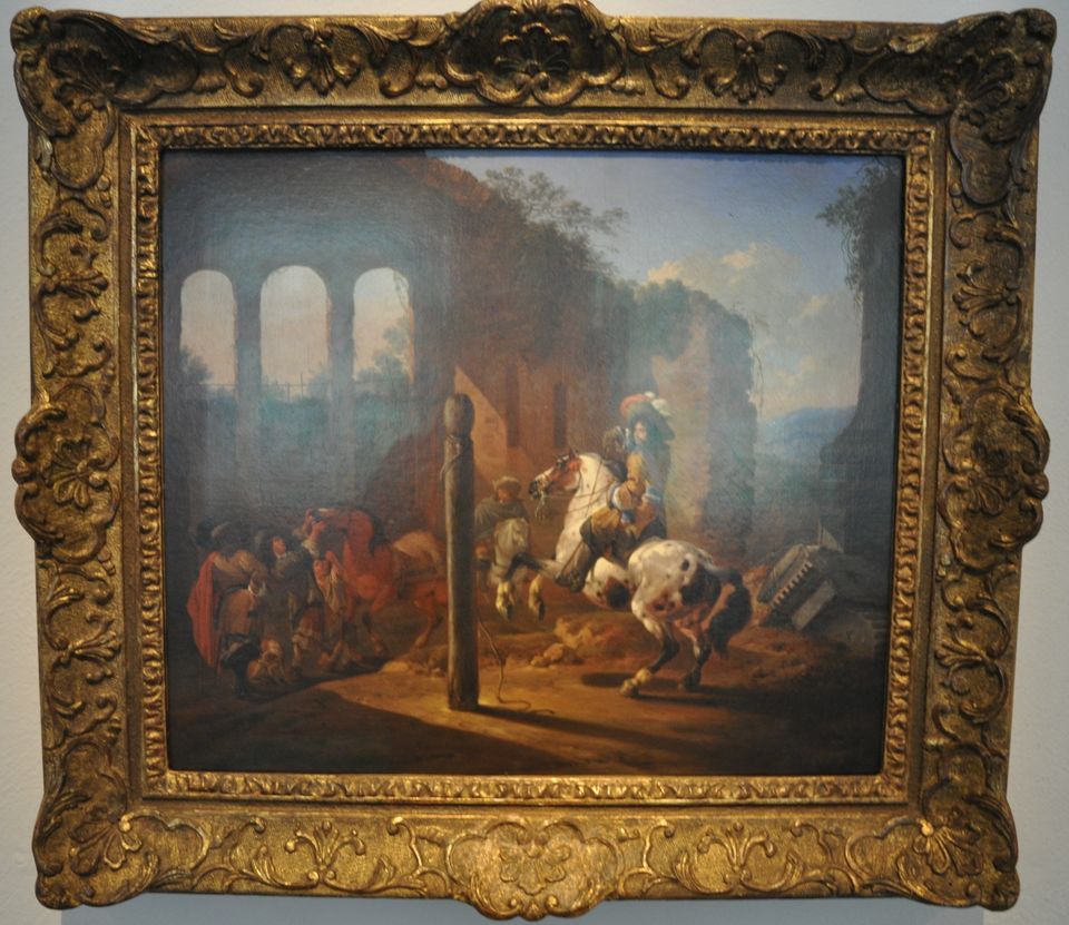 Johann Heinrich Roos, Ein Kavalier auf einem Apfelschimmel