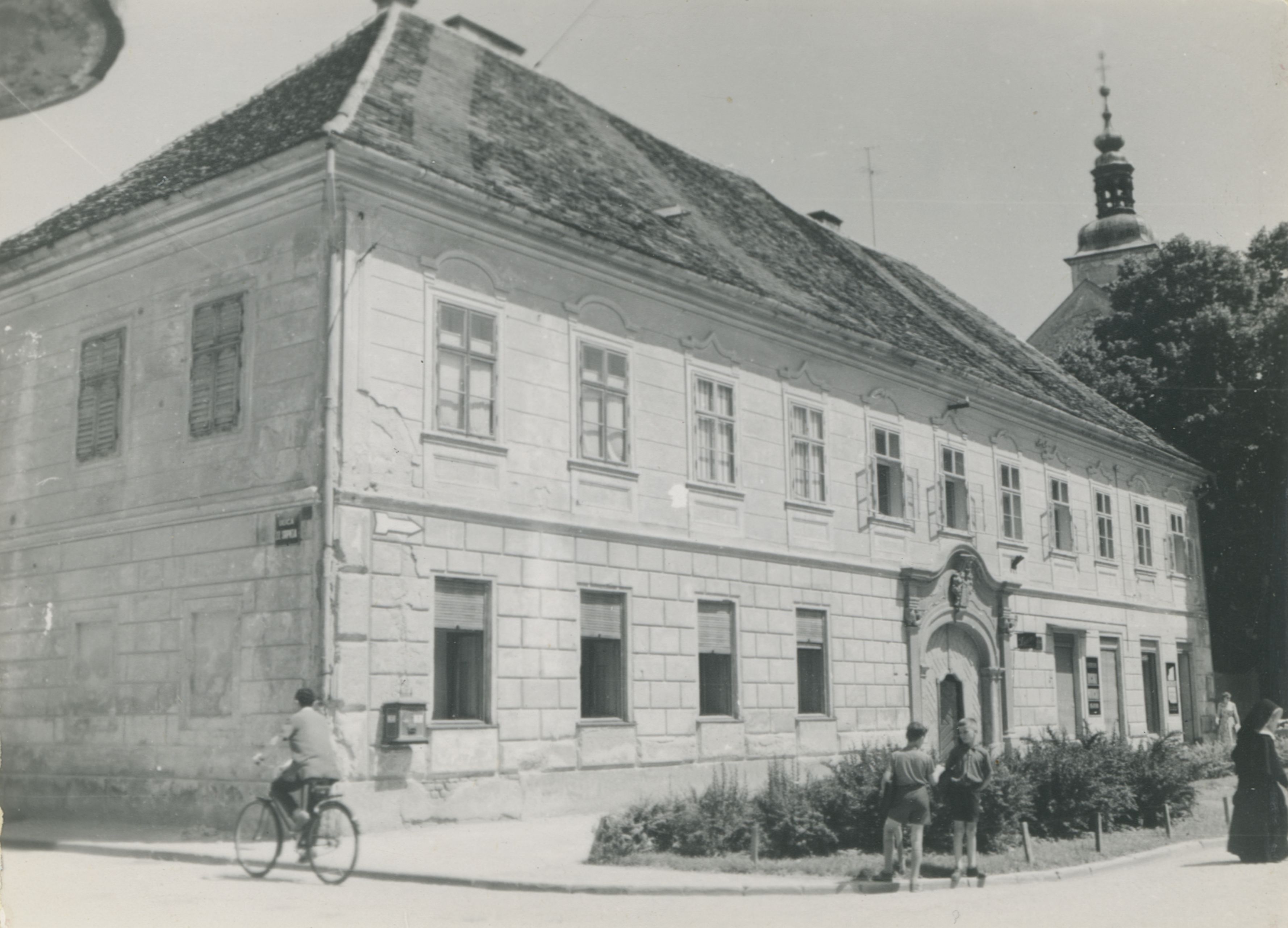 neutvrđen autor, Varaždin - palača Hercer, pročelje
