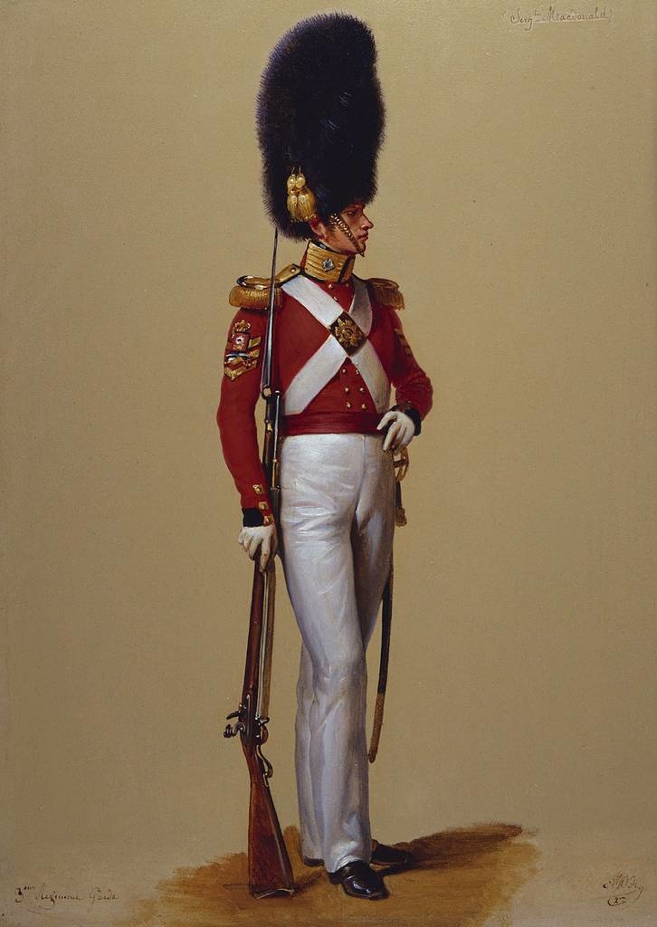 Alexandre Jean Dubois-Drahonet, Colour-Sergeant Alexander McDonald, Scots Fusilier Guards