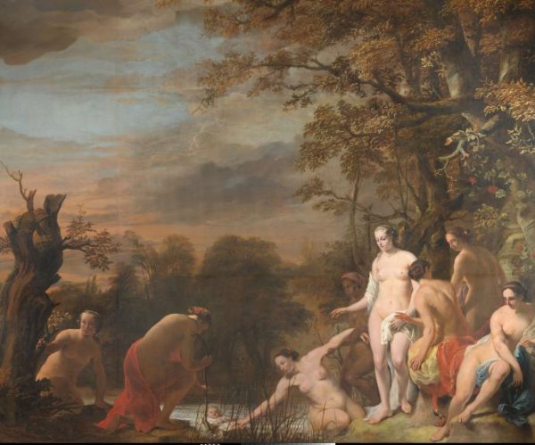 Ferdinand Bol, Pharoah's Daughter Discovers Moses in the Rush Basket