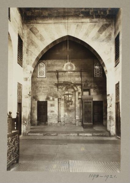 K.A.C. Creswell, Qibla iwan of the madrasa of Mamluk Amir Inal al-Yusufi, Cairo