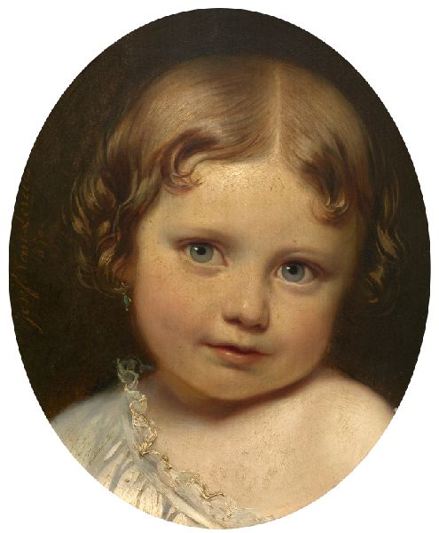 Jozef Van Lerius, Madame Valentine De Give-LeDelier as a Child
