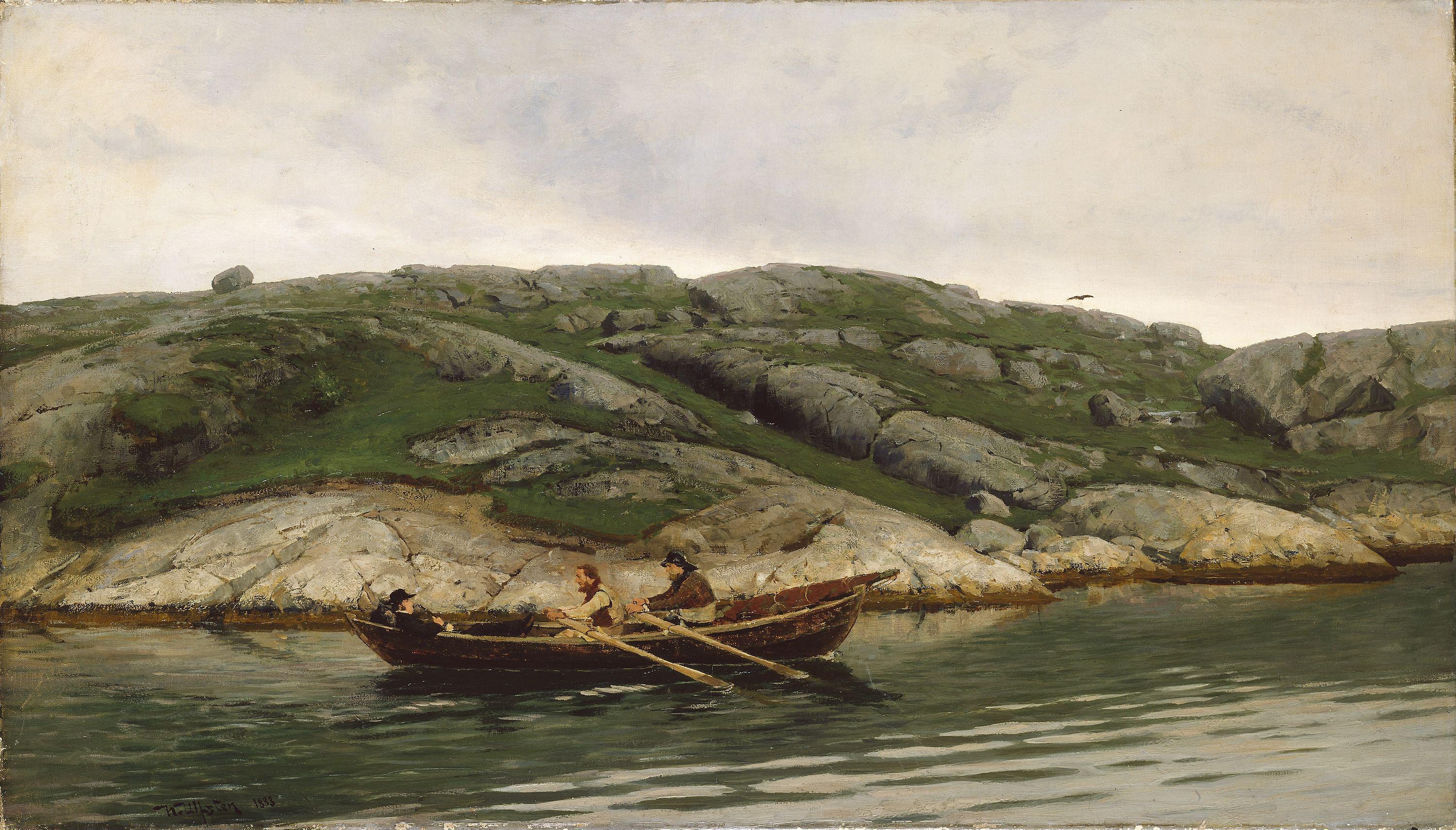 Nicolai Ulfsten, Three Men in a Rowing Boat