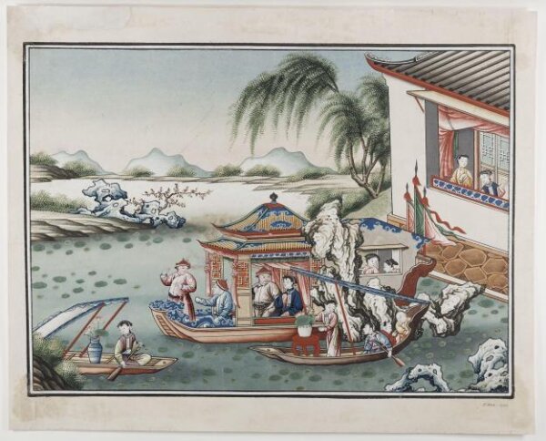 Unknown, Outing on a Lake