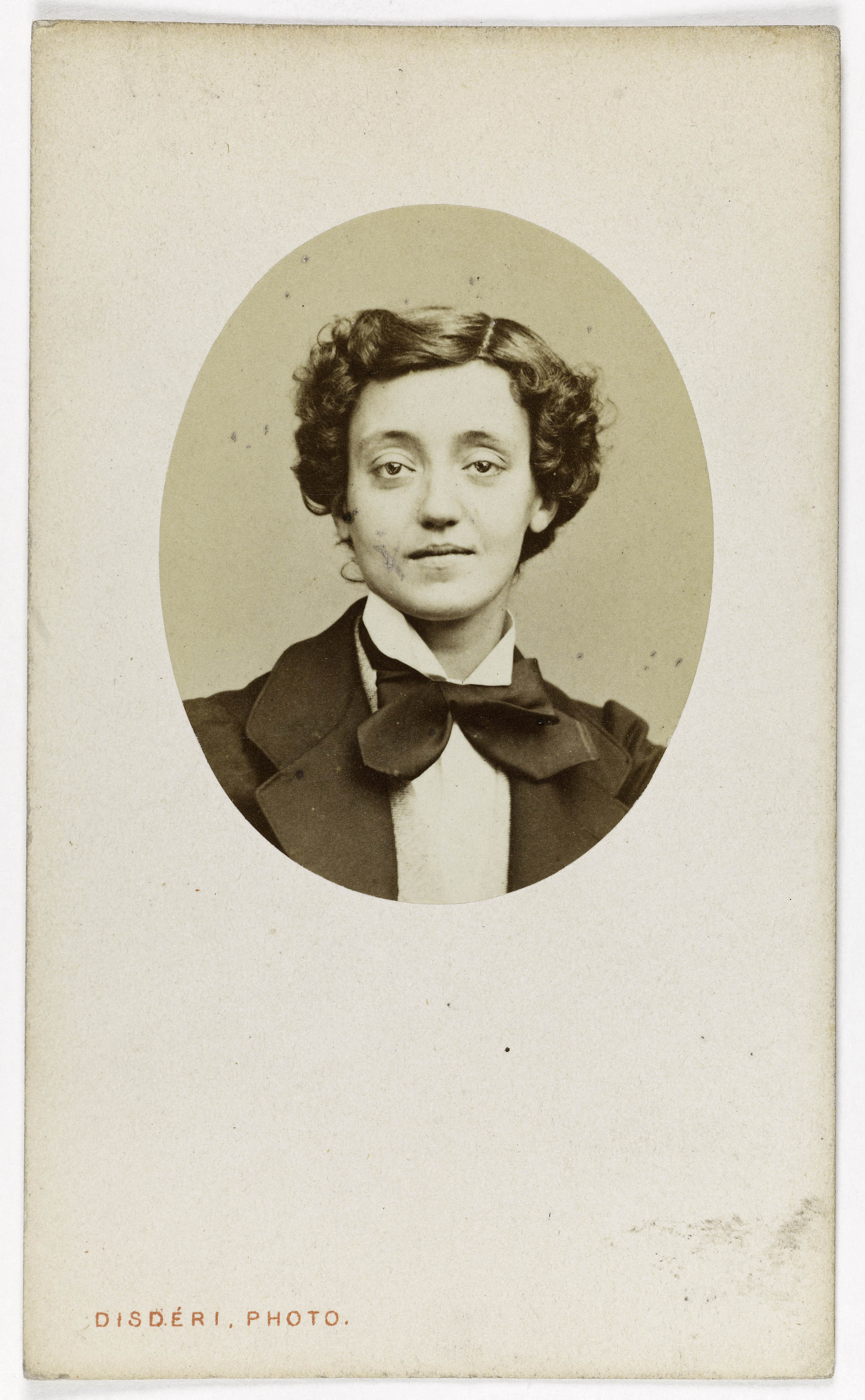 André-Adolphe-Eugène Disdéri, Portrait de l'actrice Mélanie