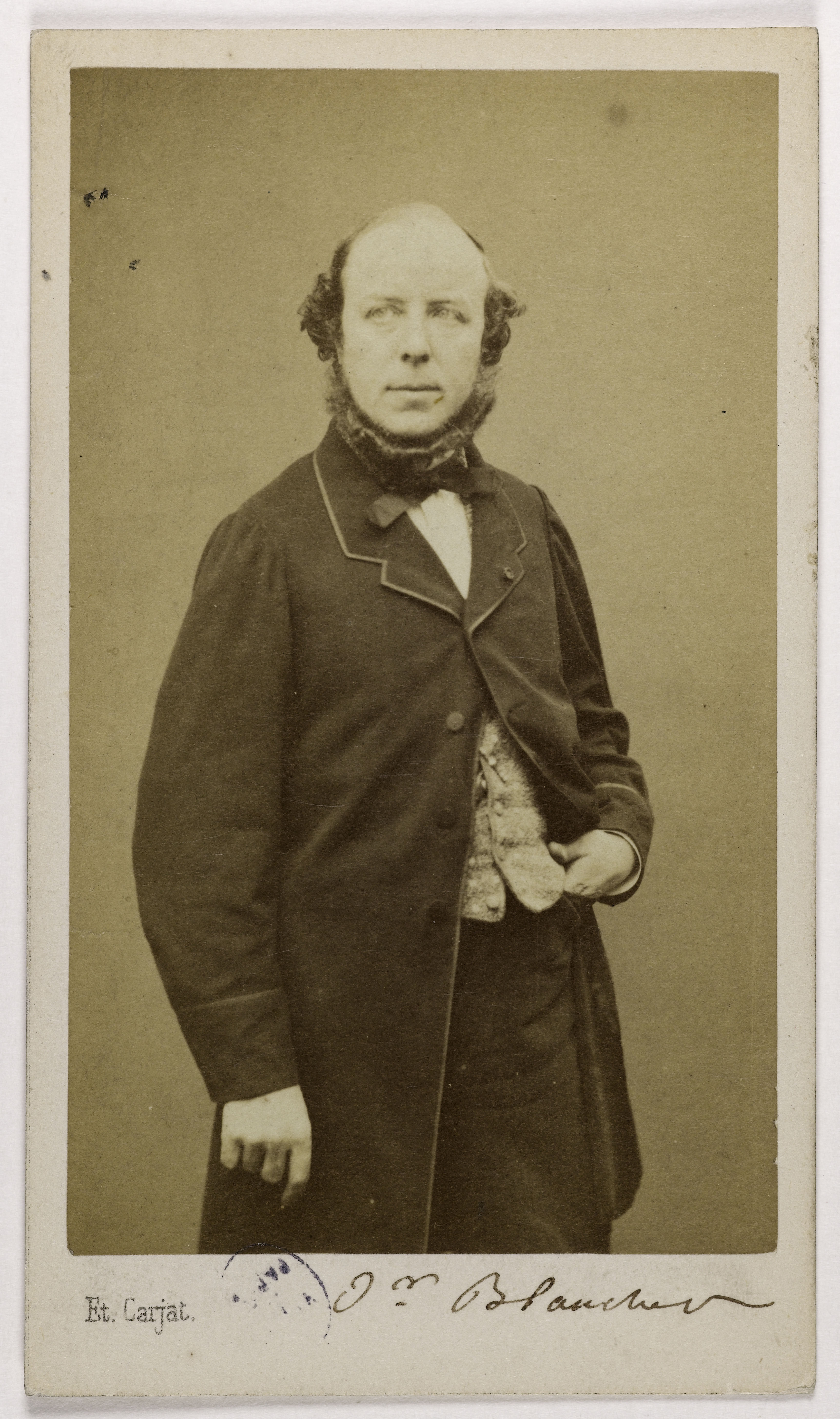 Carjat & Cie, Portrait d'Alexandre Louis Paul Blanchet (1819-1867), (chirurgien en chef de l'Institution des sourds-muets de Paris)