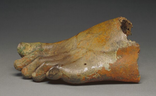 Unknown, Left Foot from a Statue