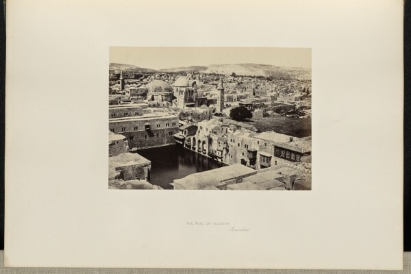 Francis Frith, The Pool of Hezekiah, Jerusalem