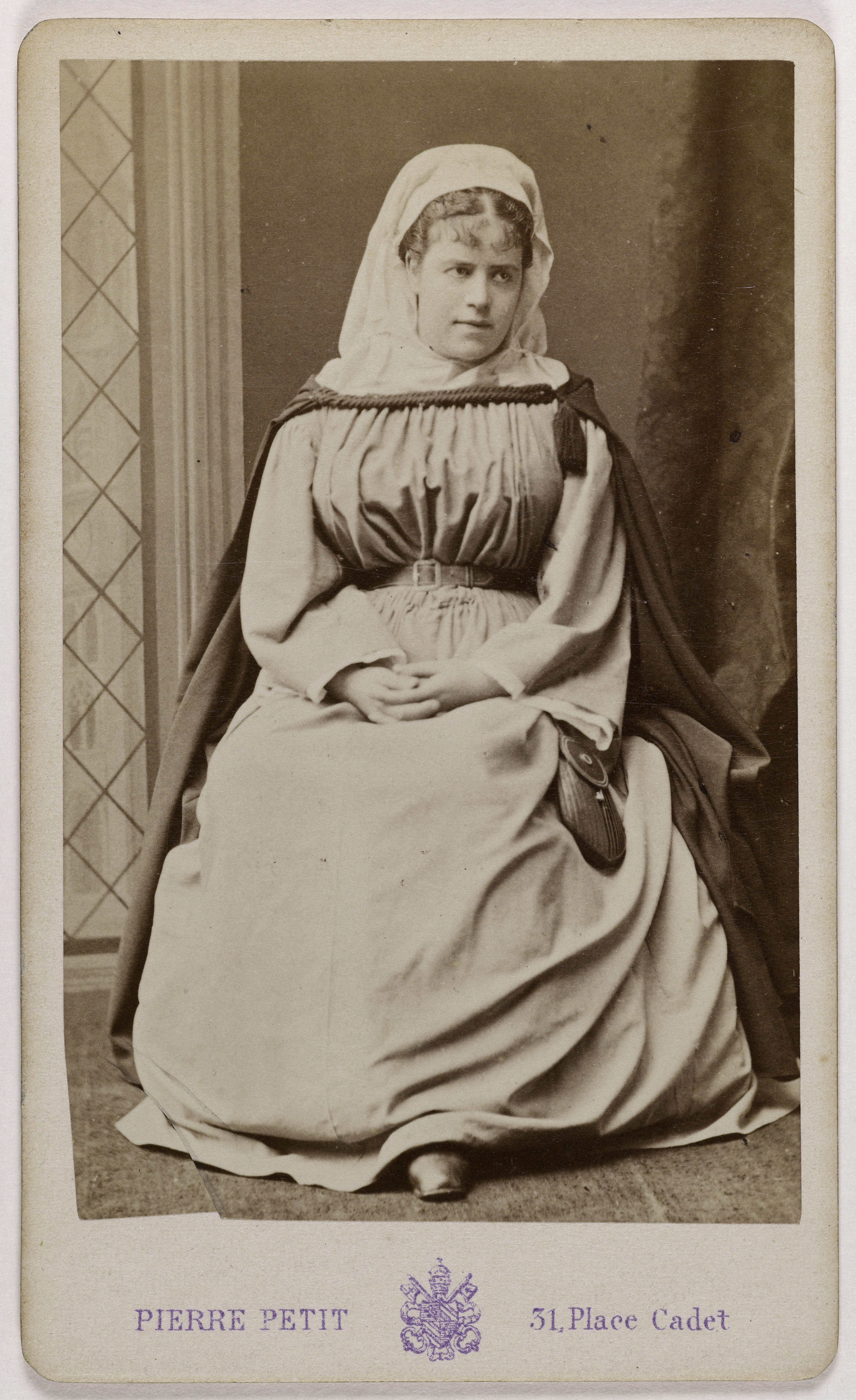 Pierre Petit, Portrait de Rosine Bloch (1844-1891) (chanteuse lyrique)