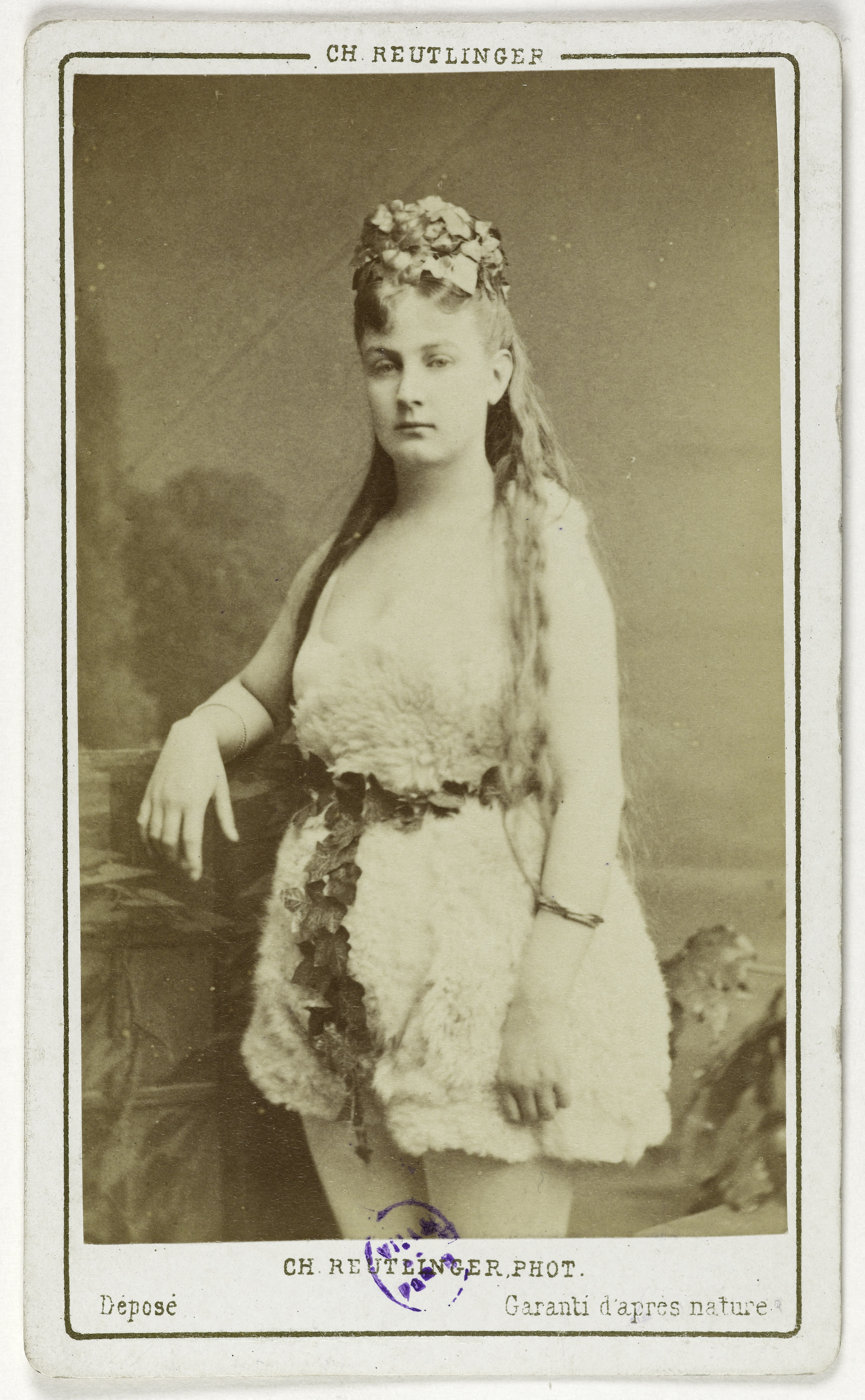 Charles Reutlinger, Portrait de Latour Amélie, (Julie Lieutet, dite), (actrice)